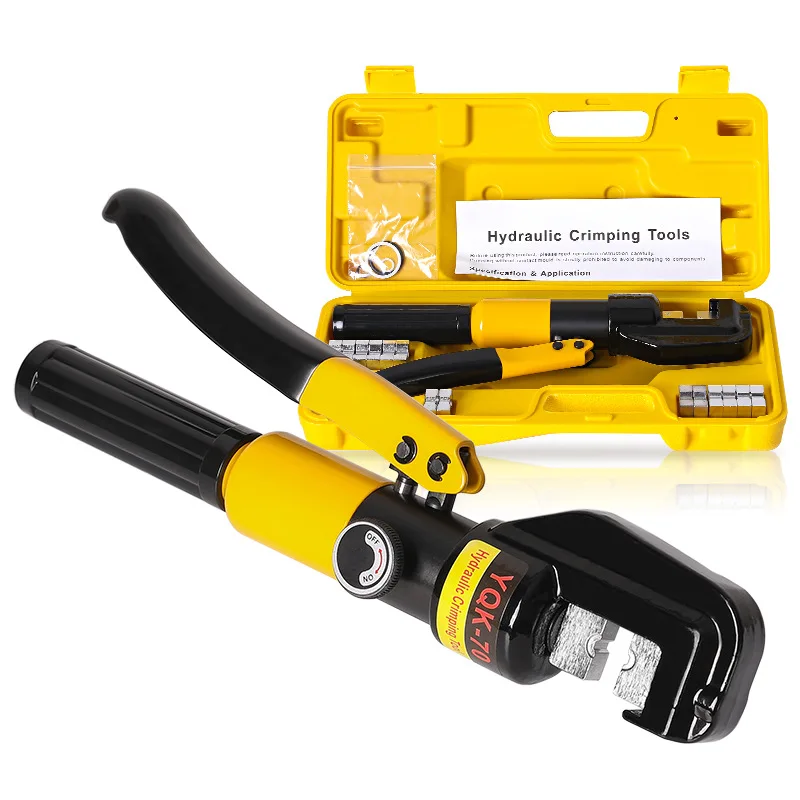 Hydraulic Crimping Tool Cable Lug Crimper Plier Hydraulic Compression Tool YQK-70 4-70mm 2 Pressure 5-6T ES and RU warehouse 2