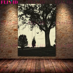 Surreal Vintage Wall Art Canvas: Mysterious Witches Photography Print Decor - 10X15cm NoFrame (E)