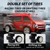 1:16 4WD MPV Electric Remote Control Truck Model 2.4G Angel Eye Headlight 360° High Speed Drift RC Car Truck With Dual Set Wheel 5