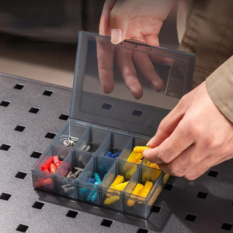 9-24 Grids Adjustable Organizer Storage Container Compartment Plastic Storage Box Component Screw Holder Case Display Container — view 6