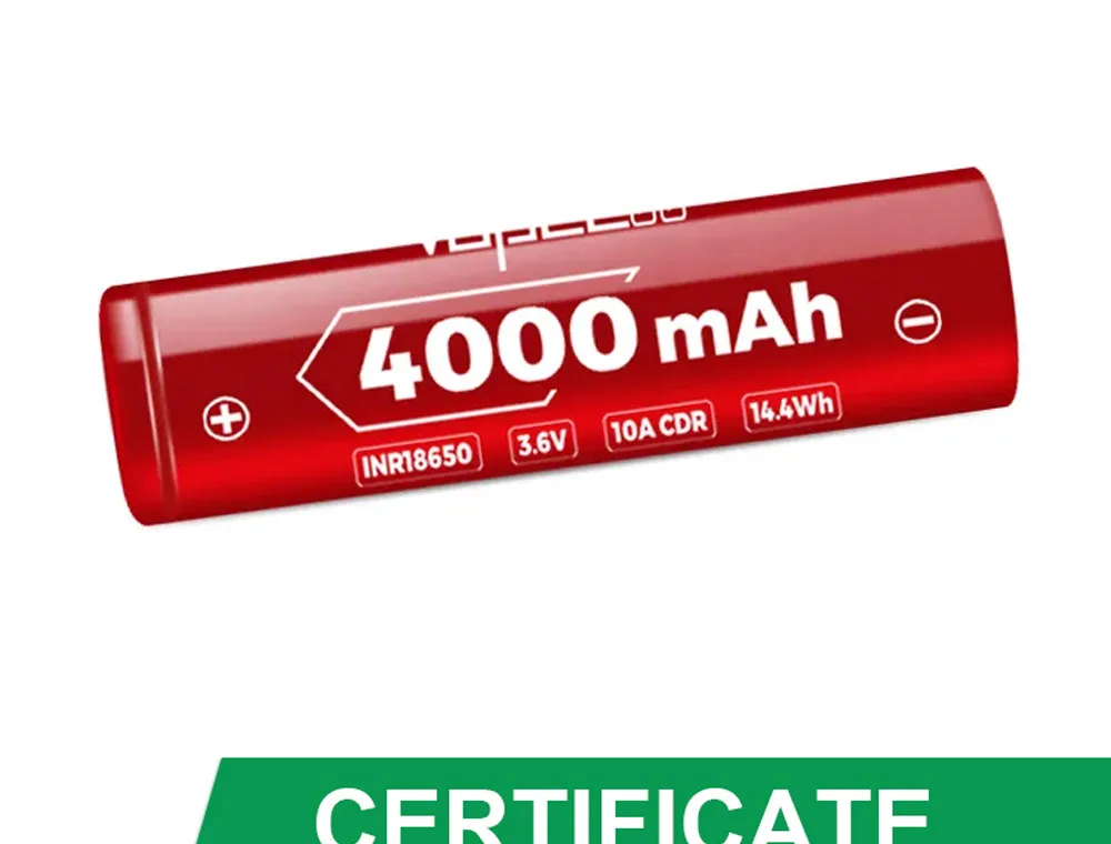 Original Vapcell N40 INR 18650 Bateria, Maior