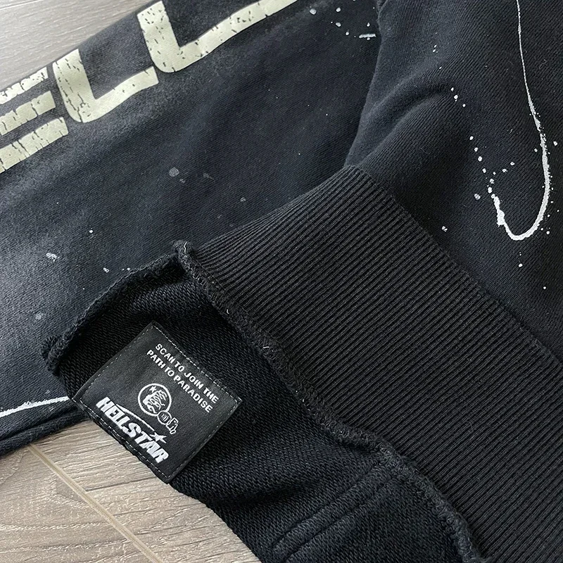 Hellstar Studios Zip Up Cotton hoodie with zipper wash 6