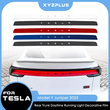 Pellicola protettiva per vernice in PVC per Tesla Model Y Juniper 2025 Pellicola per luce di marcia diurna per bagagliaio posteriore Accessori esterni antigraffio 1
