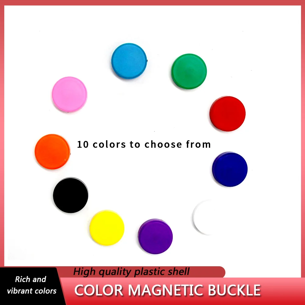 Magnetic Buttons Fridge Stickers White Board Nail Push Pins Item 7 Color Locker Round Thumbtack Magnet Officemate School Teach