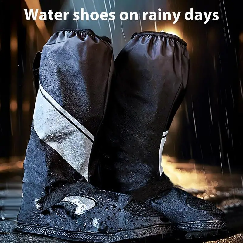 

Waterproof Shoe Covers Overshoes Shoe Protectors High Tube Shoe Boot Cover Snowproof Boot Rain Covers Rain Galoshes for Outdoor