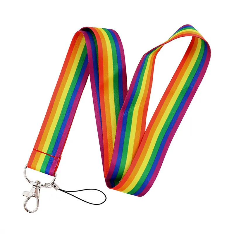 10pcs LGBT κ  ̵ Ű Lanyards  Ȧ ID ī Ű ü ȭ Ʈ USB ģ ׼ 