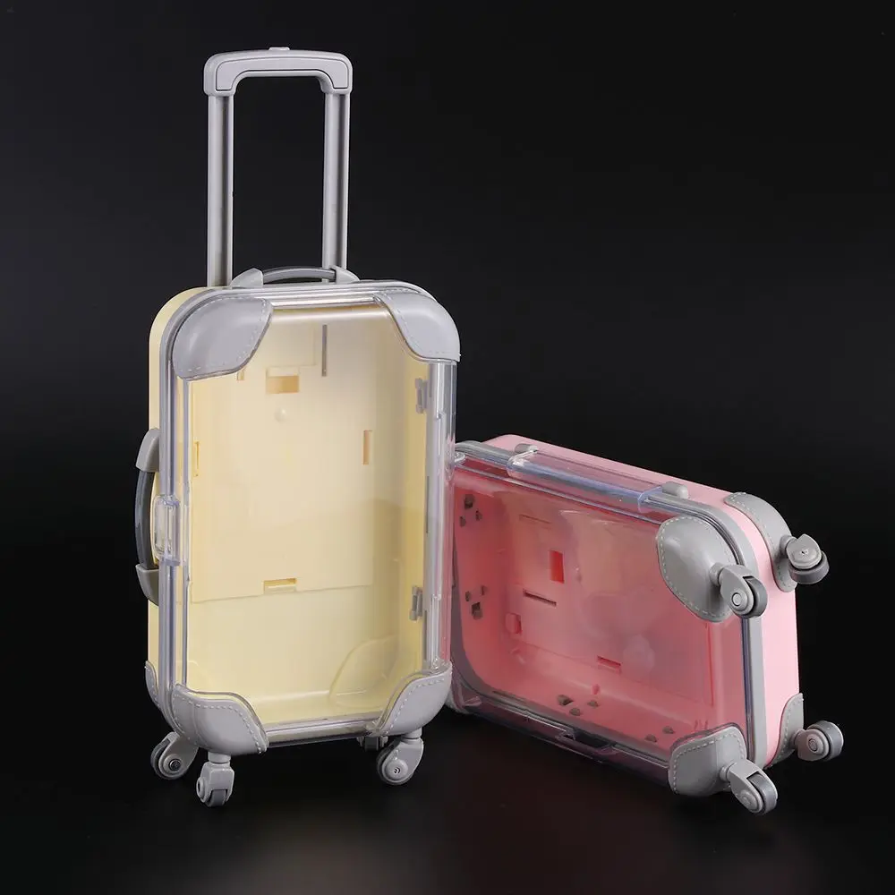 1PC Mini Trolley Luggage For Storing Doll Clothes Shoes Jewelry