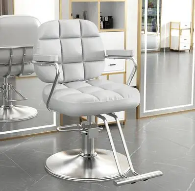 New hairdresser's chair hair salon special hairdresser's haircutting chair net Hongchao shop stool high-grade scalding and dyein
