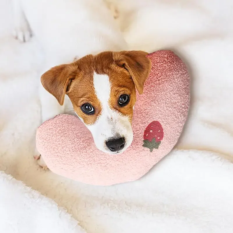 Pet Calming Pillow Comfortable U Shaped Skin-Friendly Elastic Cushion Accessories for Dogs 1Pcs