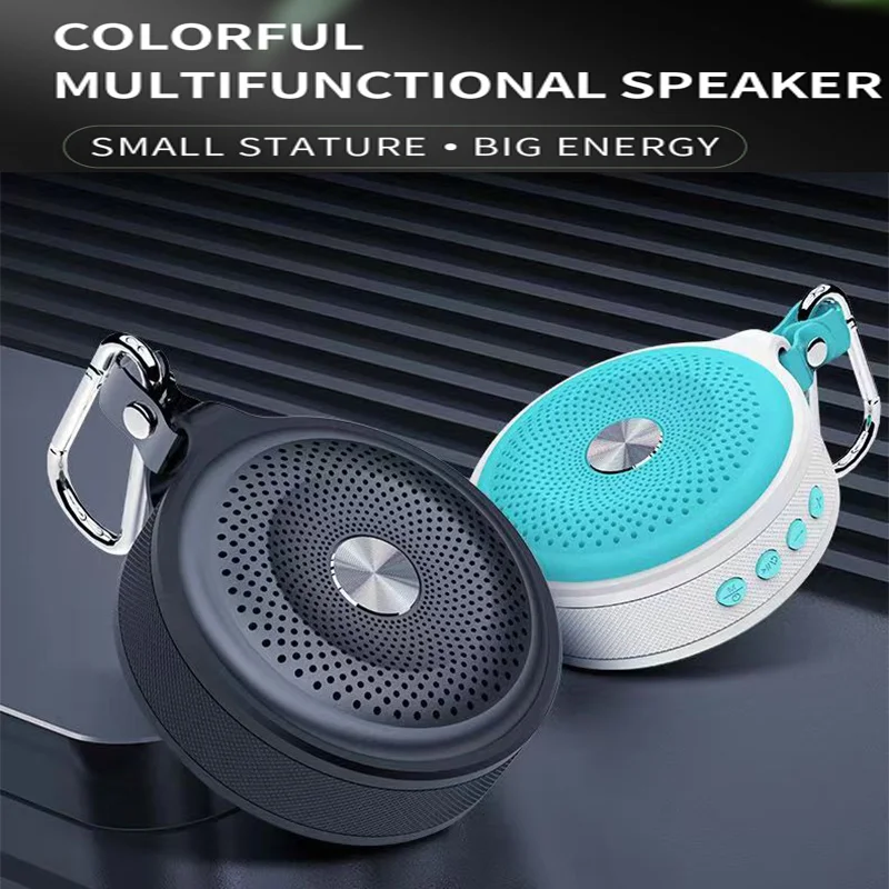 

Mini Wireless Speaker Outdoor Plug-in TF Card Heavy Subwoofer Small Sound Voice Announcement Smart Speaker box For PC Phone