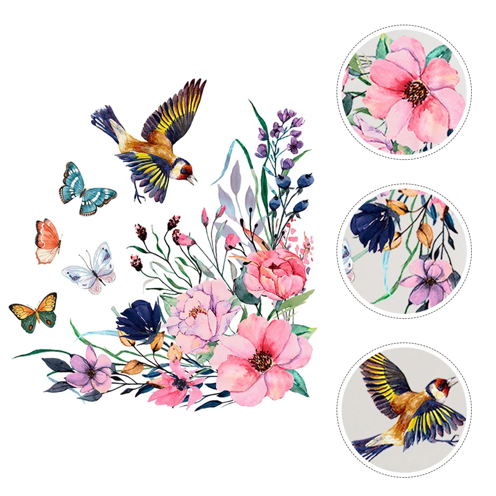 

Wall Sticker Toilet Picks Stickers Flowers Home Accents Decor Pvc Paper Wallpick