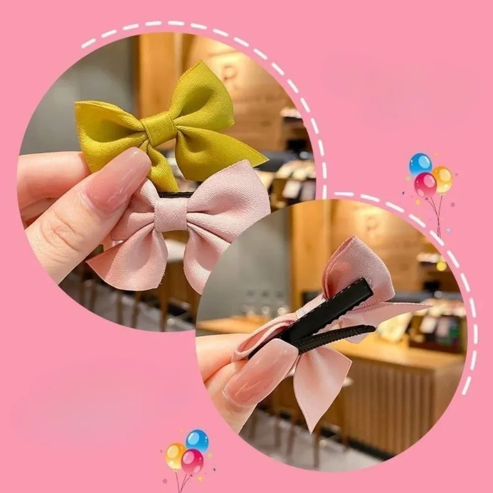 Hair Accessory Bow Headgear Girls Net Red Clips Baby Hairpins Children Hair Clips Gifts