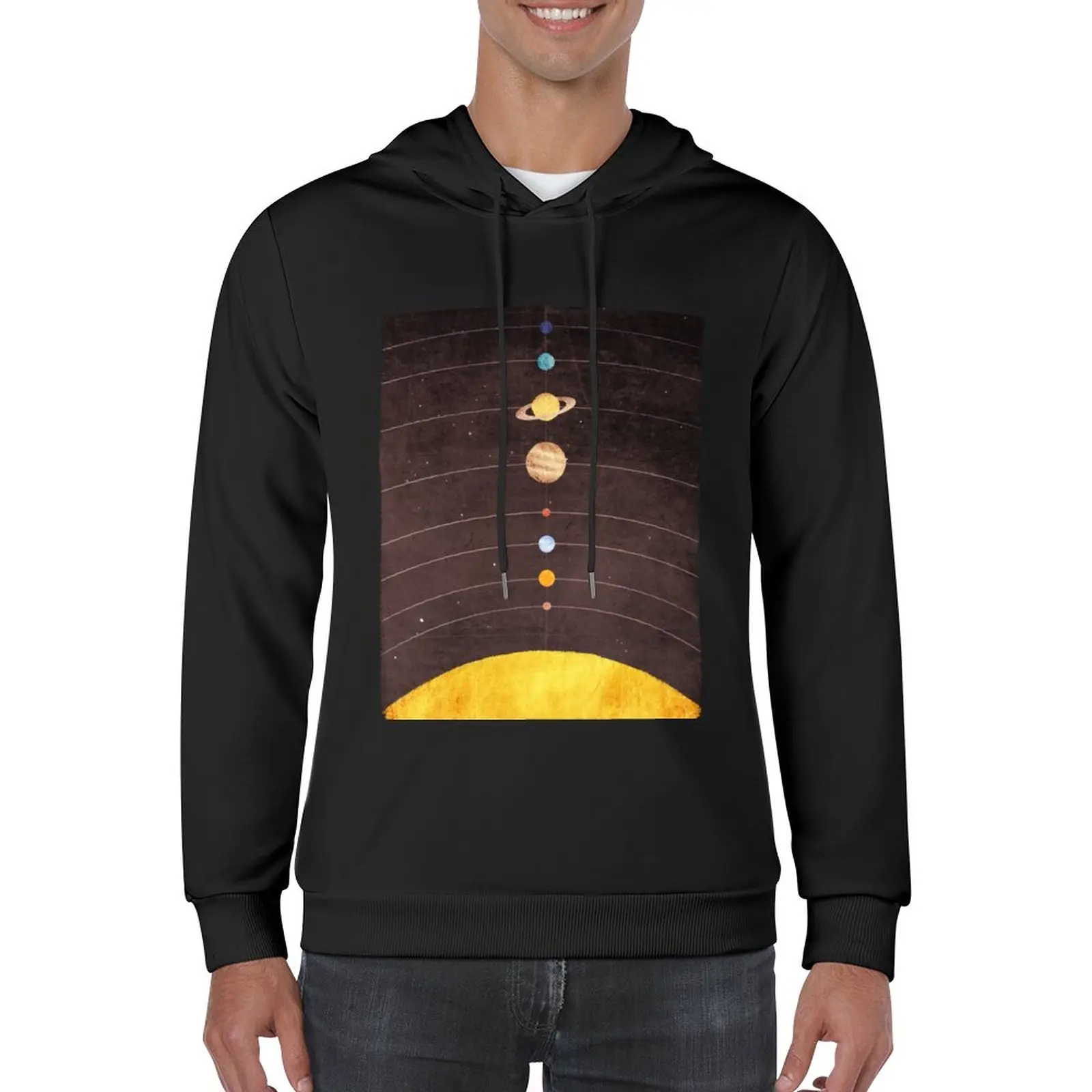 

New Solar System Pullover Hoodie autumn new products fashion men korean autumn clothes tracksuit