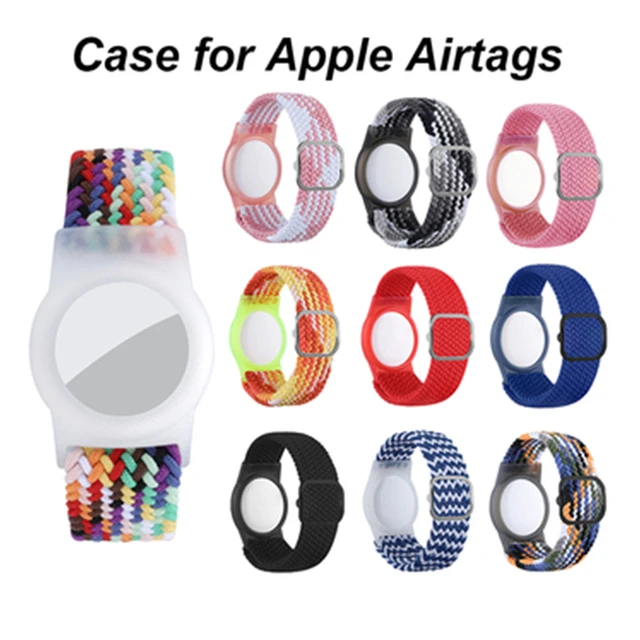 Étui Airtag avec support de sécurité et sangle, housse de protection pour  Apple Airtag - AliExpress