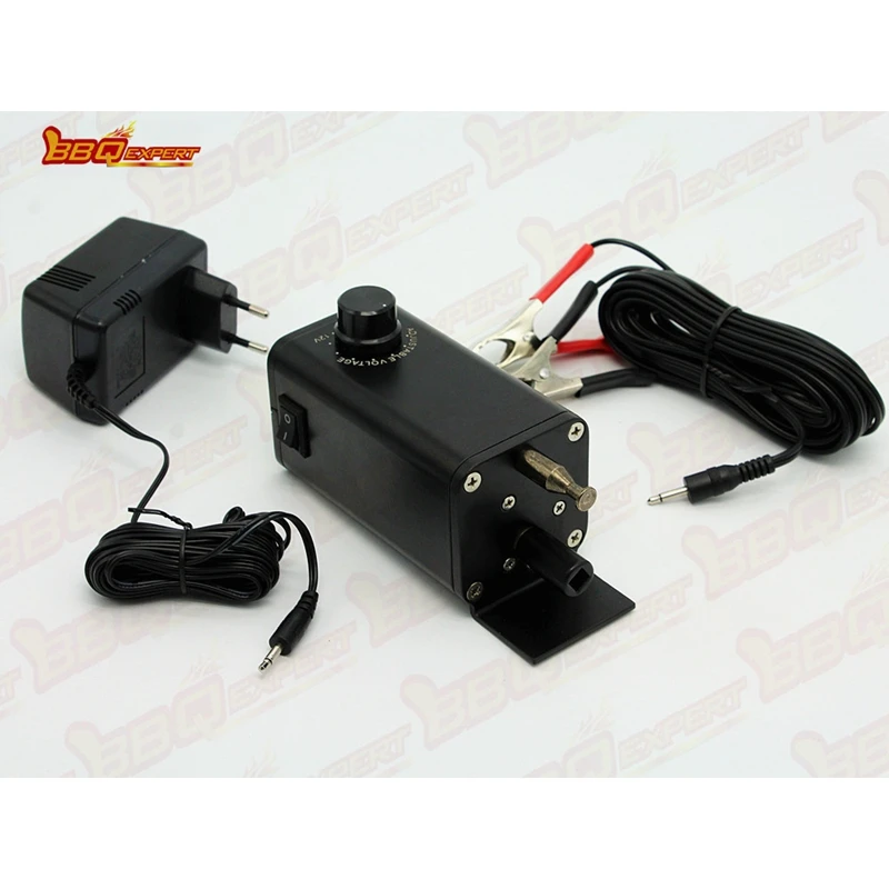 BBQ Motor Rotisserie Electric Rotating Motor Grill Barbecue Spit Rotisserie Motor Moteur Tournebroche Adjustable Speed 3-12V 5