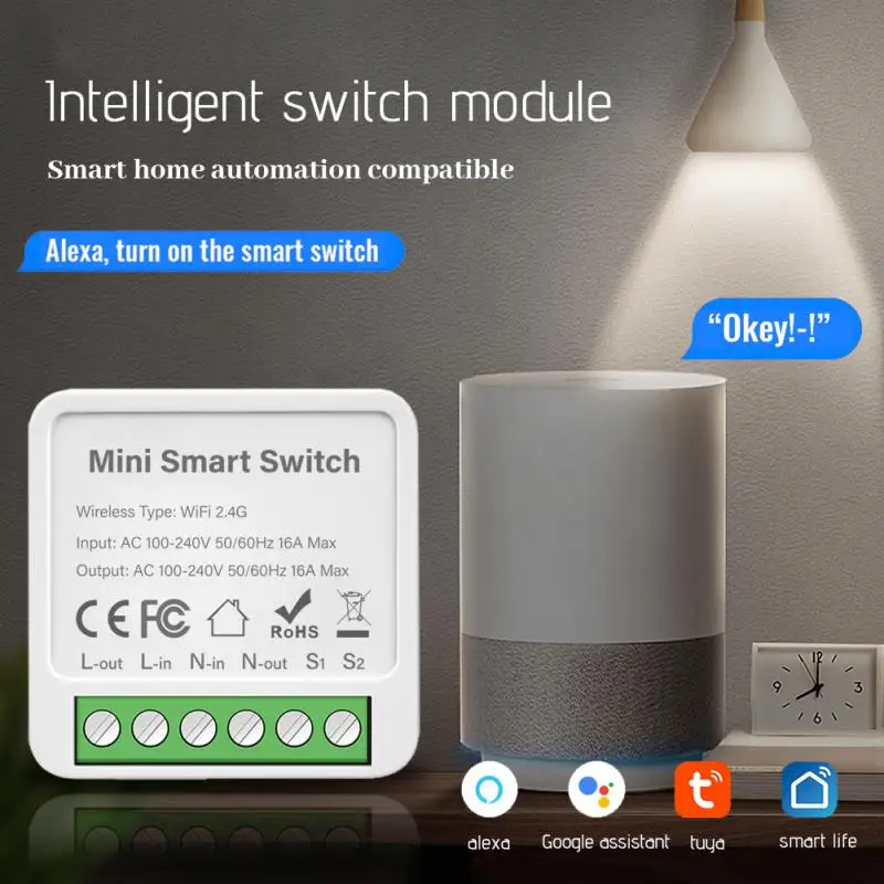 MINI Wifi Smart Switch 16A 2 way Control Timer Wireless Switches Smart