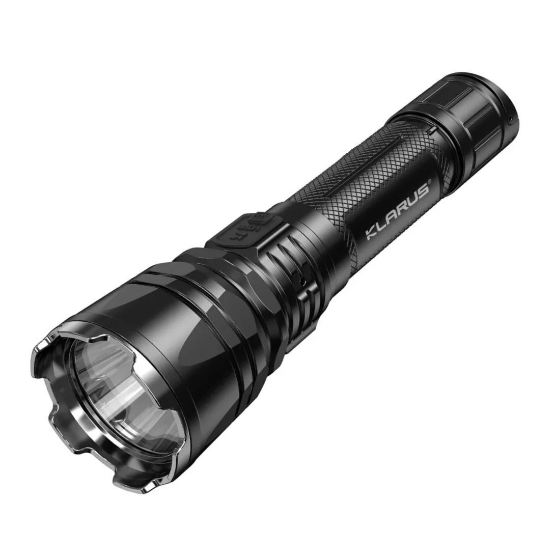 KLARUS XT12GT PRO Rechargeable Tactical Flashlight Luminus SFT40 1600LM  Torch Light by 21700 Battery for Daily Carrying Patrol