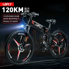 LAFLY Ebike X-3 1000W Mens Mountain Bike Adult Electric Bicycle City 48V14.5AH Lithium Battery 55KM/H foldable Electric Bike