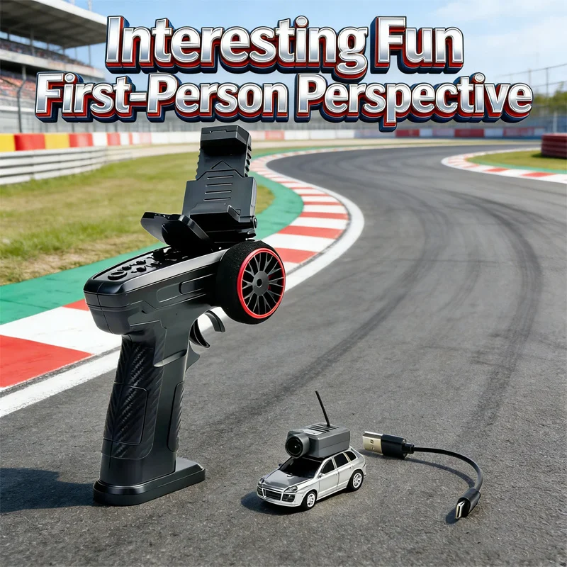 Wltoys 1:64 RC카 카메라 FPV 1인칭 뷰 미니 원격 조종 자동차, 데스크탑 레이싱용, 휴대폰 앱 연결, 충전식