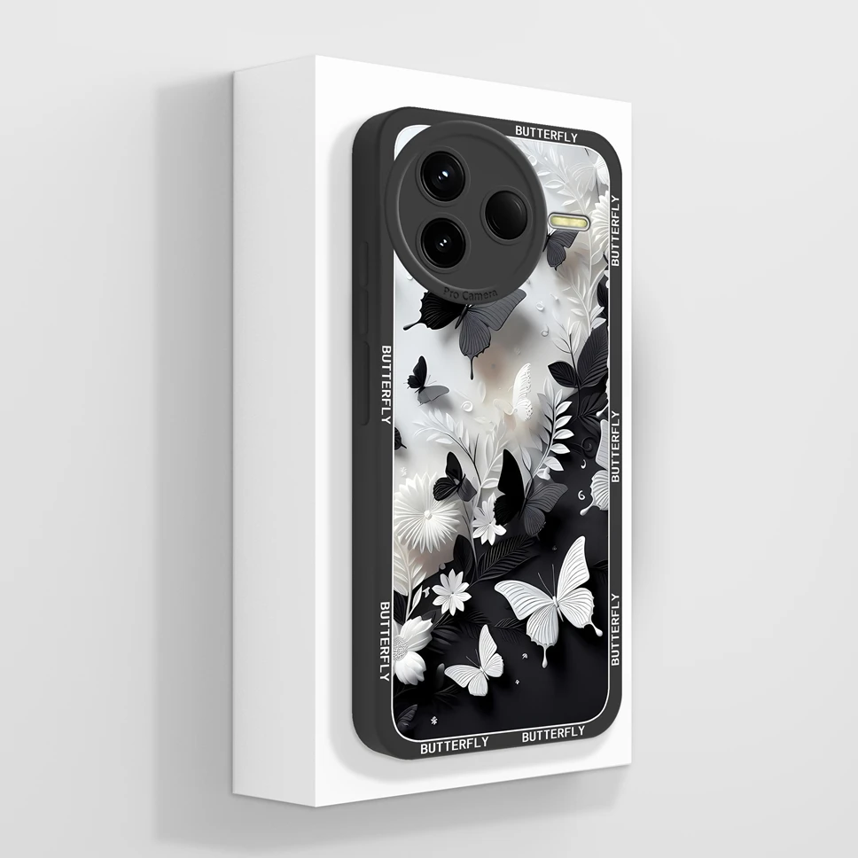 Luxury Floral Camera Protection Soft Back Case - Lightweight Cover