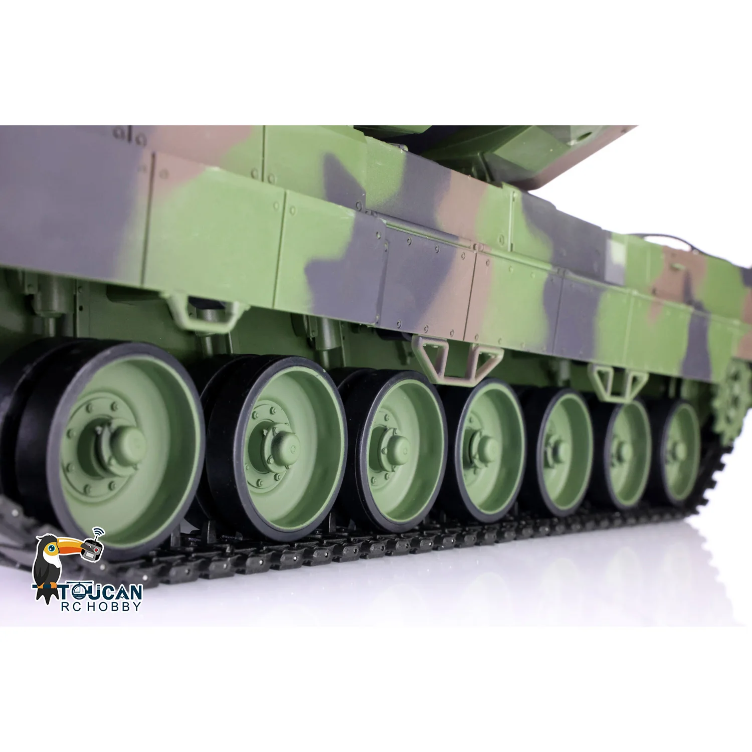 토이즈 헝롱 1/16 7.0 플라스틱 레오파드2A6 RC 탱크 3889 W/ 360 ° 포탑 배럴 리코일 레디 투 런 자동차 모델(남아용) TH17576