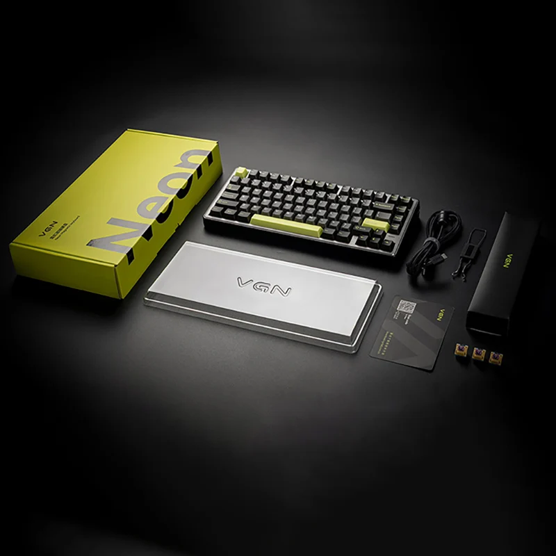 Vgn ネオン磁気スイッチキーボード 0.1ms低遅延 8kポーリングレート 75