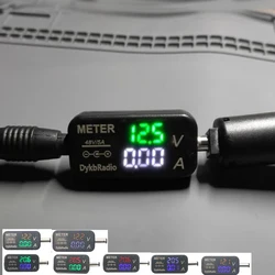 High - Power Bidirectional Digital Voltmeter & Ammeter with Battery Charge/Discharge Monitoring (Yellow whtie)
