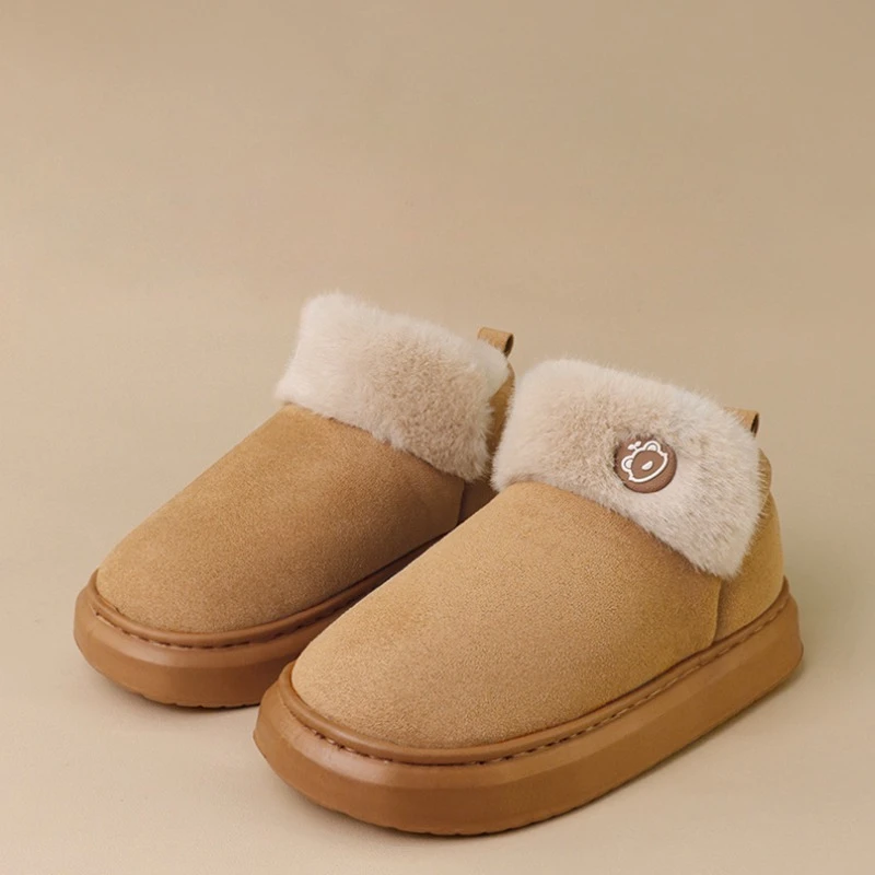 Winter Boots Women's Winter Boots Cotton Slippers Female snow boot Waterproof Down Cloth Autumn High-top Plus Velvet Keep Warm Woman Shoes