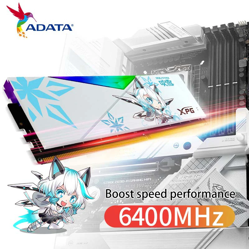 ATADA LANCER 컴퓨터 PC 데스크탑용 RGB DDR5 메모리, ROG STRIX /RO SE7EN 게이밍 메모리, 288 핀, 16GB, 32GB x2, 6000MHZ, 6400MHZ, 7200MHZ
