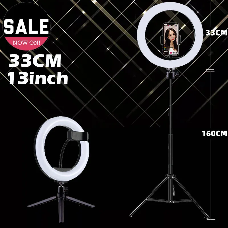 33CM 26CM Video Lights Selfie LED Ring Light USB Ring Lamp Lighting