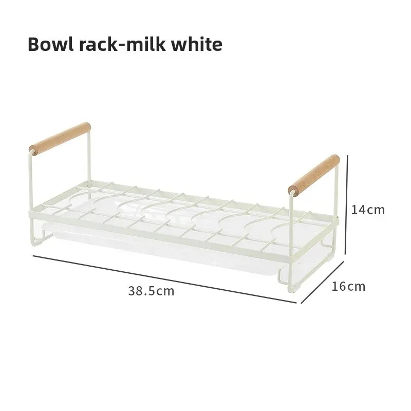 Home Kitchen Utensil Storage Kitchen Storage Rack Drainage-Free Dish Drying Rack Countertop Bowl & Utensil Storage Cabinet Rack