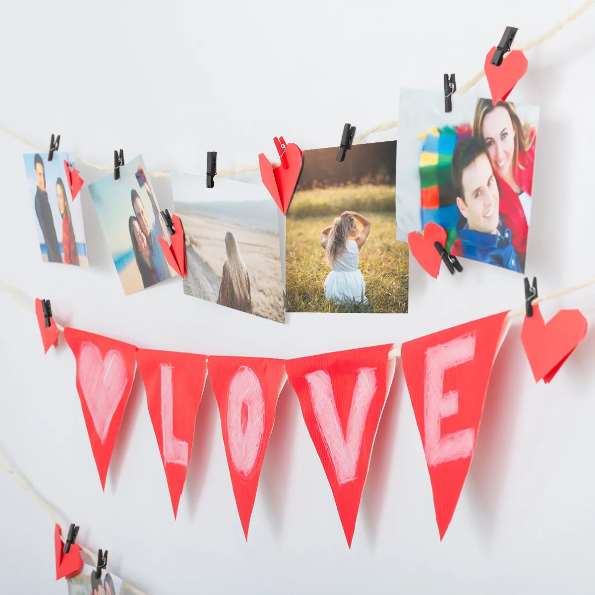 100pcs Wooden Clothespins Small Picture Clips Photo Paper Peg Pin for Crafts Decoration Hanging Photo