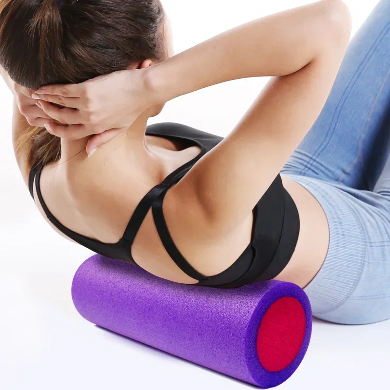 Solid Yoga Block Massage Stick EPE Eco-friendly Fitness Foam Roller Muscle Relaxation Gym Equipment Pilates Body Exercises