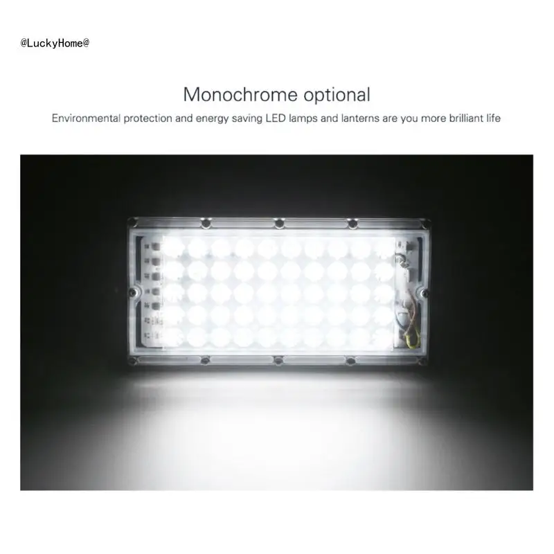 50W 야외 LED 투광 조명 스포트라이트 방수 투광 조명 반사판 벽 램프 11UA