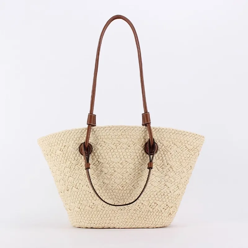 Handmade Women's Handbags big  Woven Female Shoulder Bag Summer Straw Beach Bags Shopper Baskets Bohemian Rattan Tote Bag