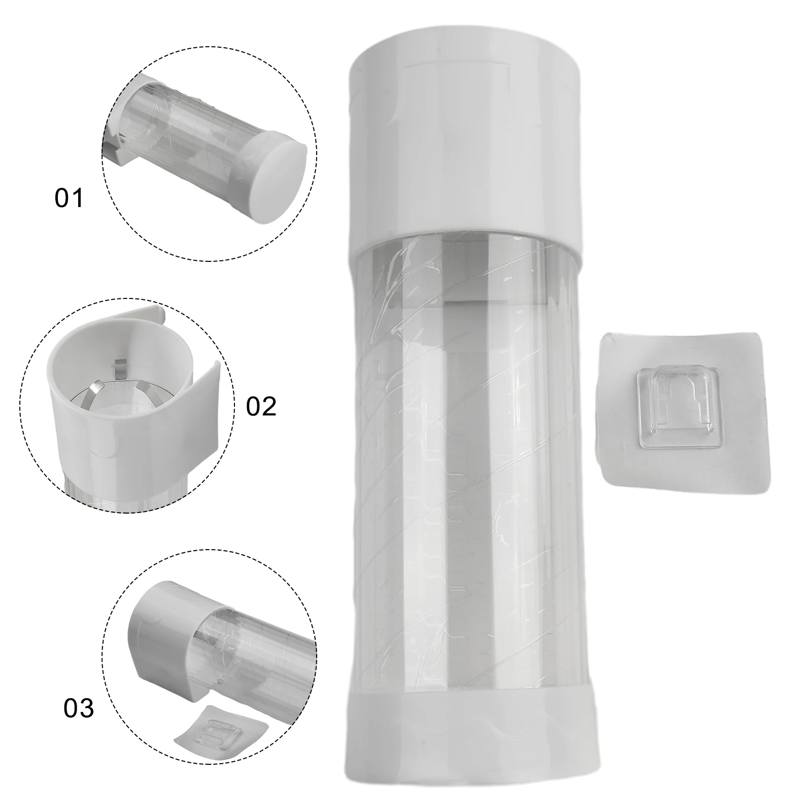 Wall Mount Disposable Automatic Remover Cup Holder Cup Taker Black/white Plastic Holder Cups Container