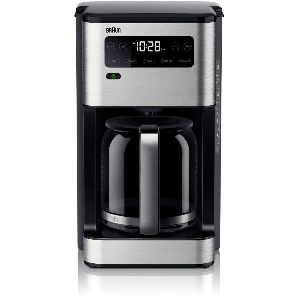 

Braun Silver 14 Cup Drip Coffee Maker