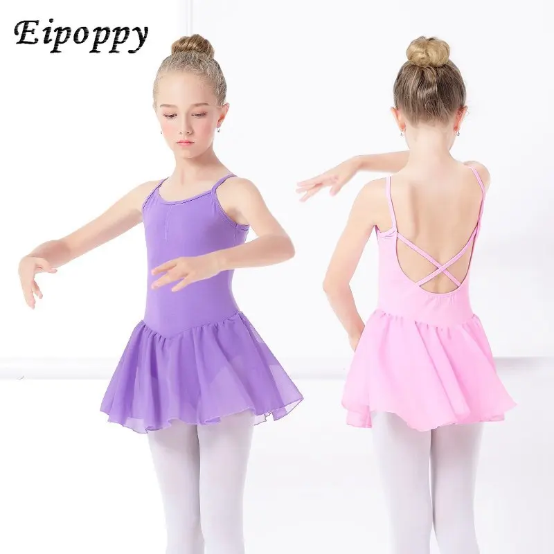 

Ballet Dress Girls Toddler Ballet Skirted Leotard Pink Gymnastics Leotard Dress Camisole Leotards for Kids Chiffon Skirts