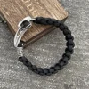 Retro Viking Odin Raven Skull Bracelet Men Women Gothic Diy Trinity Dragon Beads Wicca Jewelry Accessories Dropshipping 2