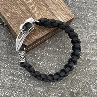 Retro Viking Odin Raven Skull Bracelet Men Women Gothic Diy Trinity Dragon Beads Wicca Jewelry Accessories Dropshipping 2