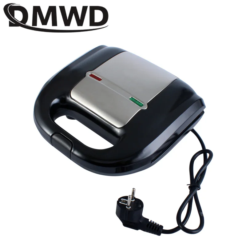 110V Electric Sandwich Waffle Panini Machine Multifunction Eggs Sandwich Maker Mini Bread Grill Steak Frying Oven Waffle Iron EU
