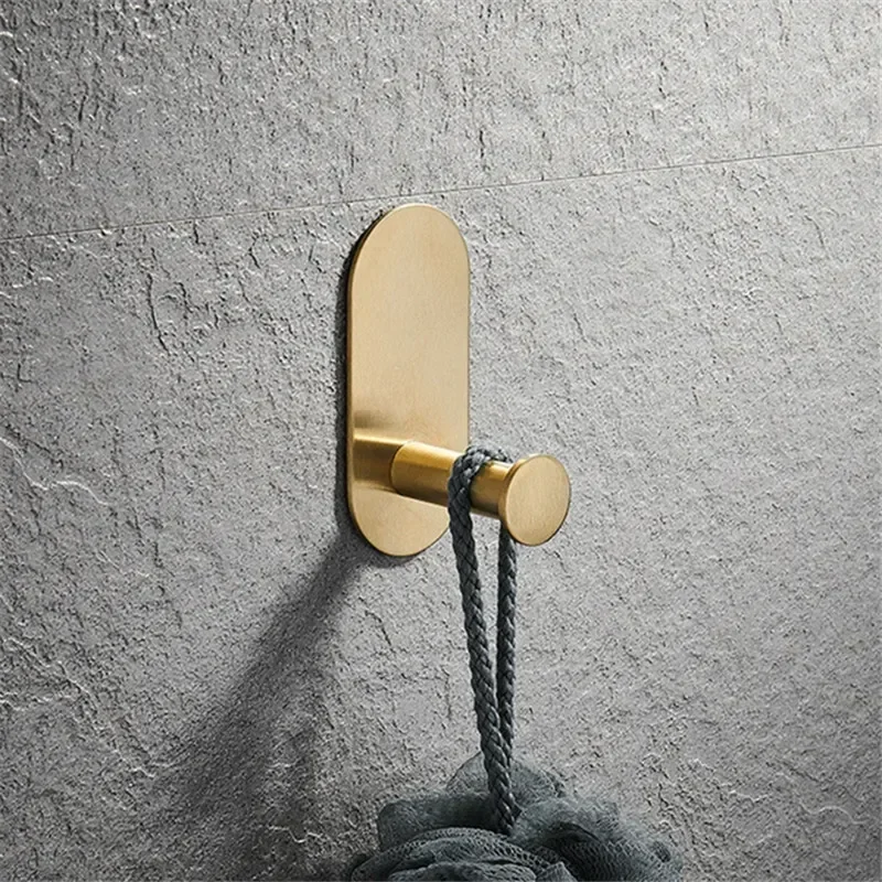 Bathroom Hardware Set Bathroom Hardware Accessories Bathroom Hardware Set Self-sticking 304 Stainless Steel Brushed Towel Bar Paper Holder Accessories Set without Nails
