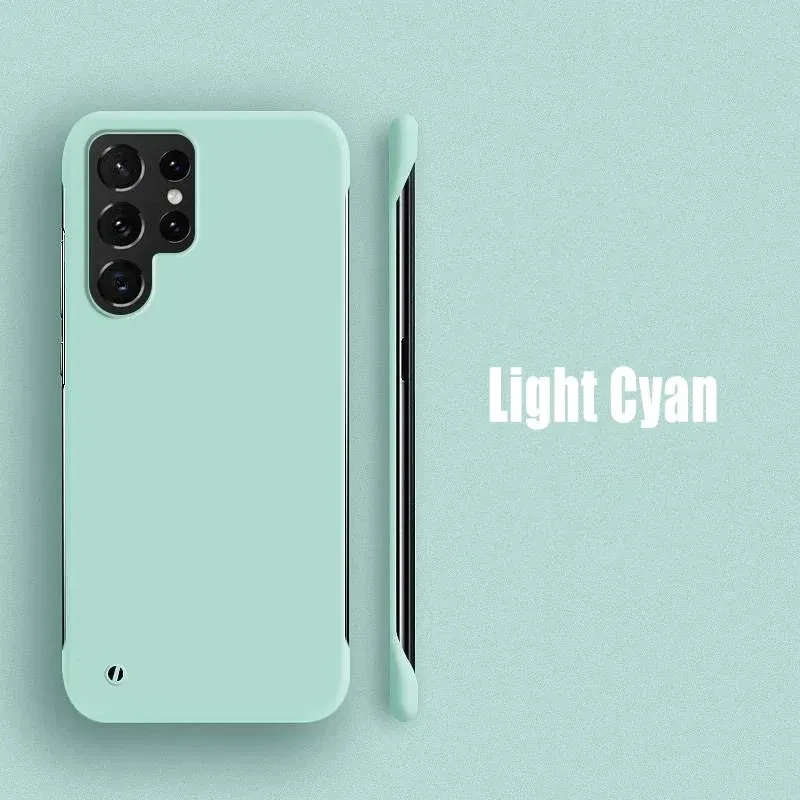 Ultra Slim Frameless Hard Matte Back Cover