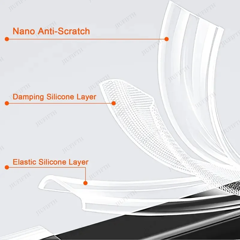 Ultra Thin Clear Soft TPU Shockproof Phone Case with Camera Protection