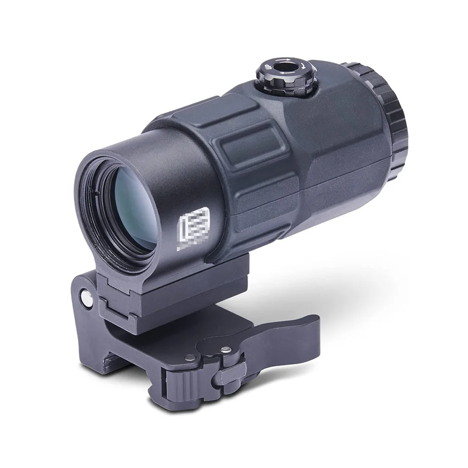 558 Green & Red Dot Reflex Scope en G45 5X Vergrootglas Combo, Optische Holografische Hybrid Sight met G45 Vergrootglas, Quick Release Rollover Multiplier, voor 20 mm Rail Mount (Tan