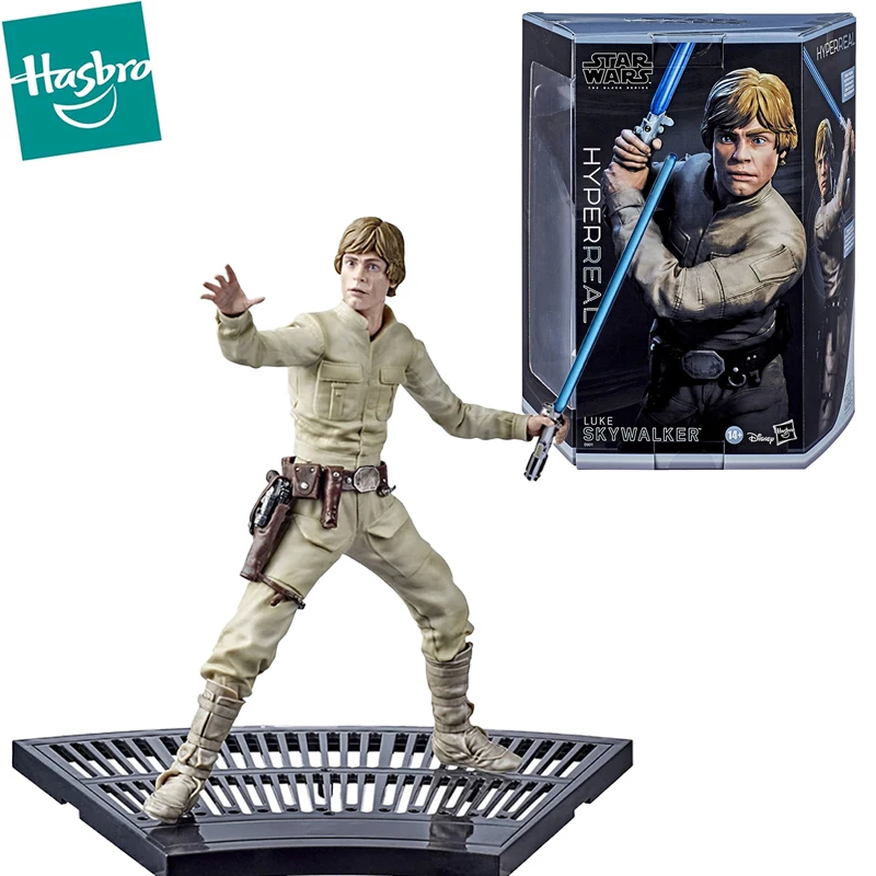 Star Wars the Black Series Hyperreal Luke Skywalker Action Figure,  Accessories 