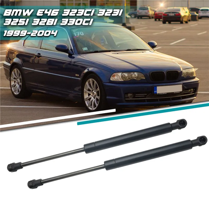 

2Pcs/set For BMW E46 323Ci 323i 325i 328i 330Ci 1999-2004 Car Ftont Bonnet Gas Spring Shock Struts Hood Lift Auto Accessories