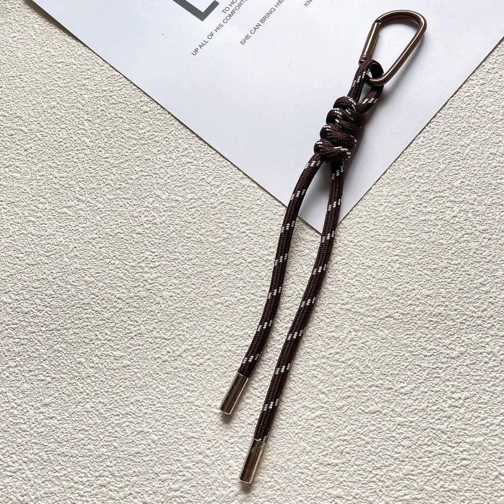 Braided Lanyard Keychain Colorful Braided Lanyard Keychain For Phone Case Decoration Women Chic Bag Pendant Kpop DIY Key Chains Friend Couple Gift