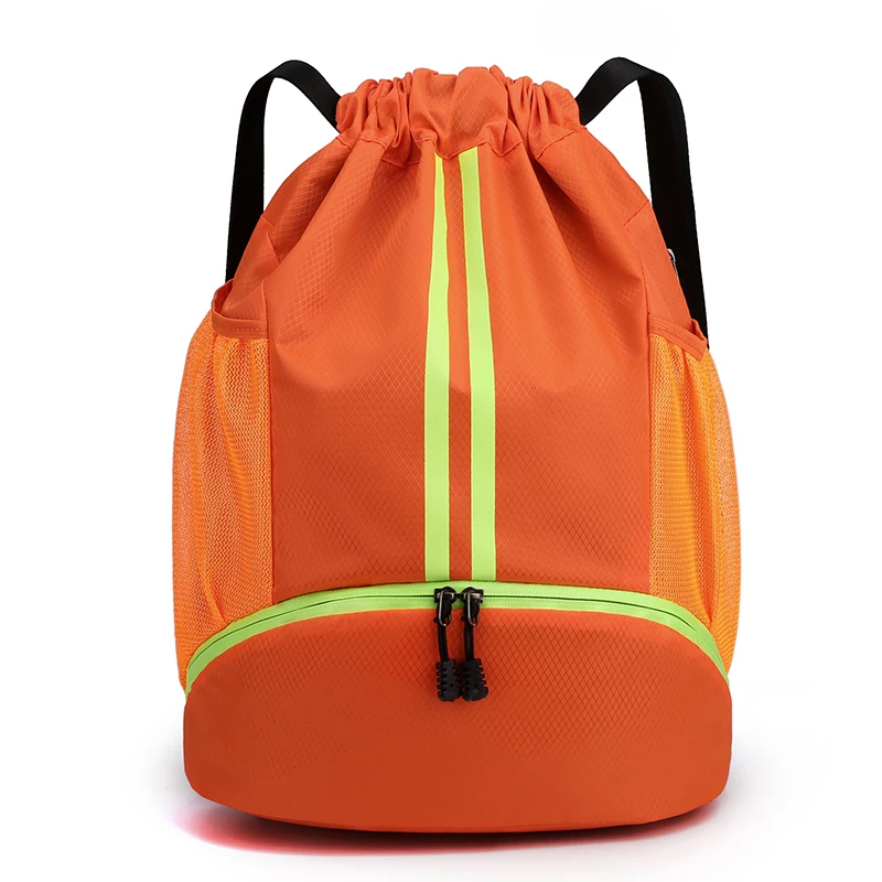 Basketball Swimming Dry Wet Separation Storage Sports Backpack Training Fitness Strap Drawstring Backpack