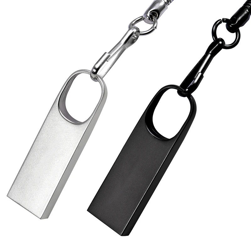 JASTER 미니 USB 플래시 드라이브 128GB 고속 메모리 스틱 64GB 블랙 메탈 펜 드라이브 32GB 무료 키체인 U 디스크 16GB 노트북용